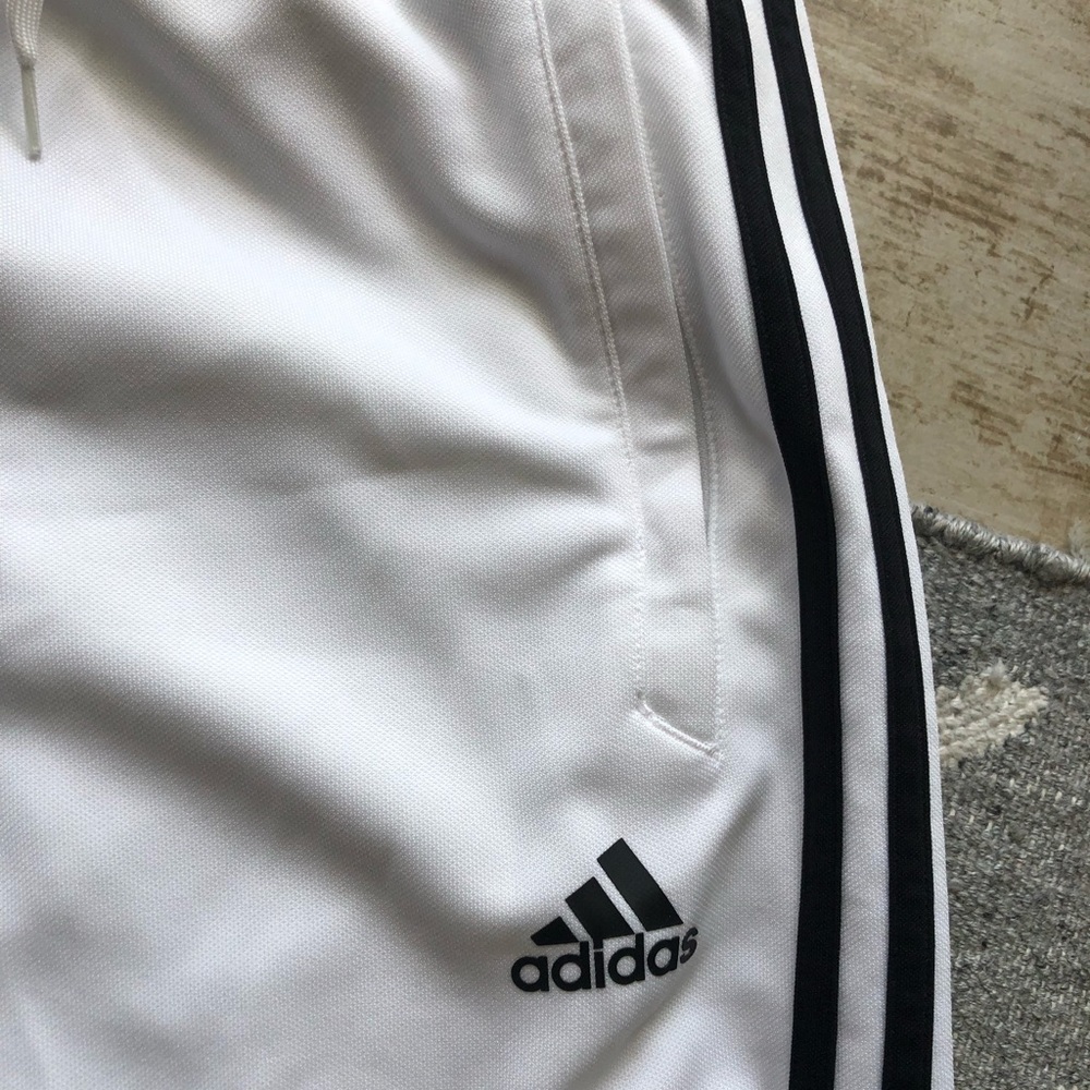 NWT White Track Pants with Black Stripes size Med.‎ Accepting Offers - Picture 4 of 7